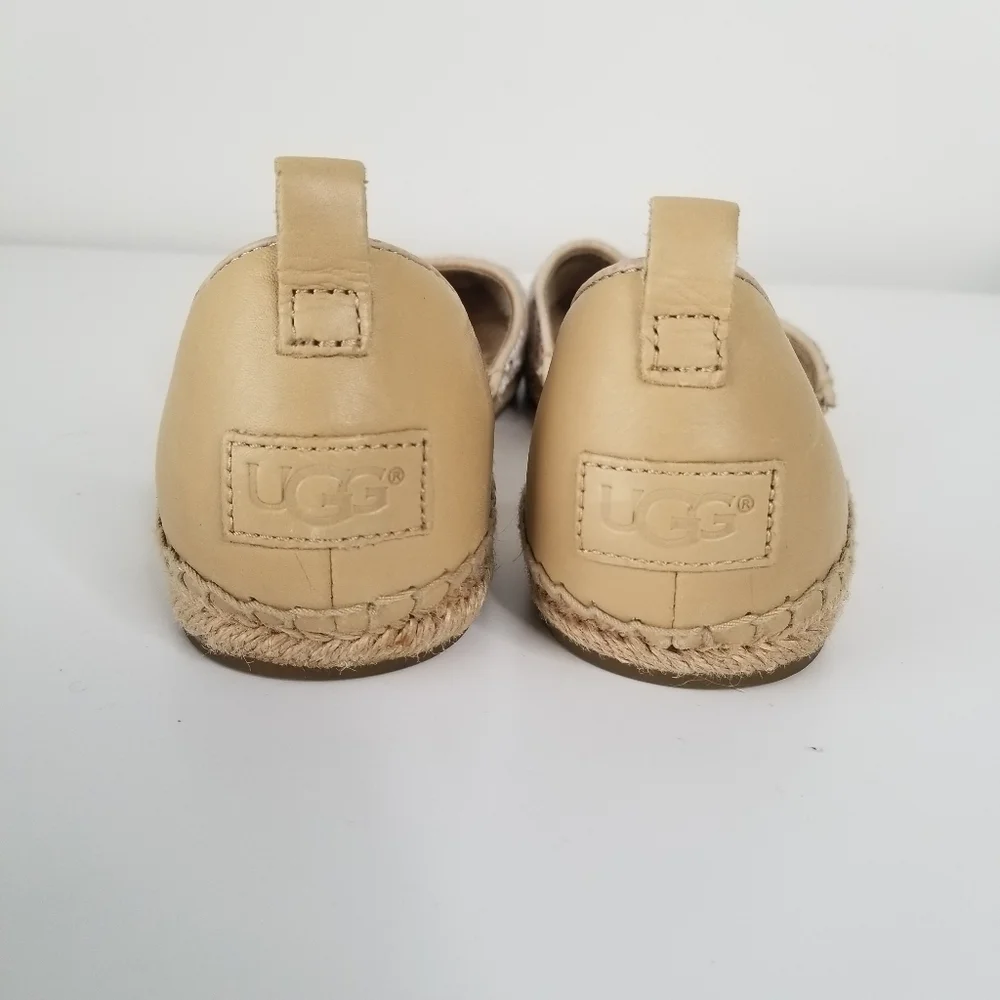 UGG Libbi Striped Serape Espadrille Flats Size 6